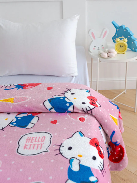 Изображение товара Плед Павлинка Hello Kitty Клубнички 150x200
