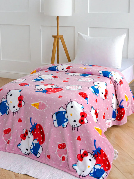 Изображение товара Плед Павлинка Hello Kitty Клубнички 150x200