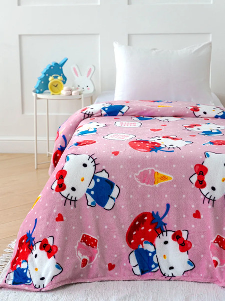 Изображение товара Плед Павлинка Hello Kitty Клубнички 150x200