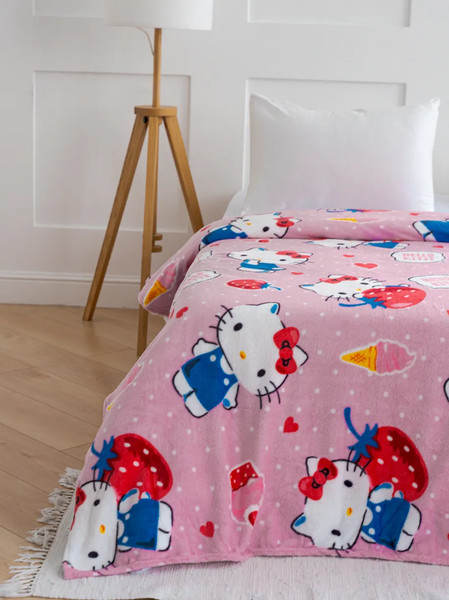 Изображение товара Плед Павлинка Hello Kitty Клубнички 150x200