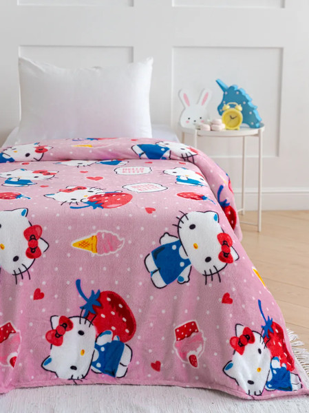 Изображение товара Плед Павлинка Hello Kitty Клубнички 150x200