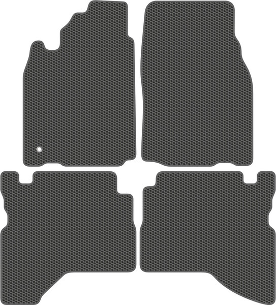 Изображение товара Комплект ковриков для авто Alicosta 0907_1_сер для Mitsubishi Pajero Sport I SUV/K90 1998-2008 (EVA соты, серый)