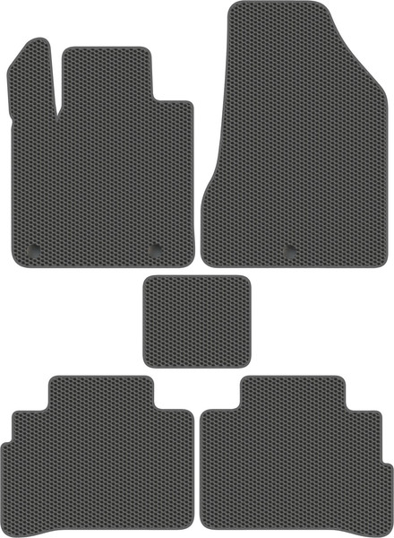 Изображение товара Комплект ковриков для авто Alicosta 0944_1_сер для Nissan Murano III SUV/Z52 2016-н.в. (EVA соты, серый)