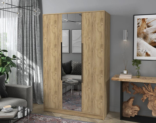 Изображение товара Шкаф Интерлиния Концепт КТ-Ш3з (дуб золотой/дуб золотой)