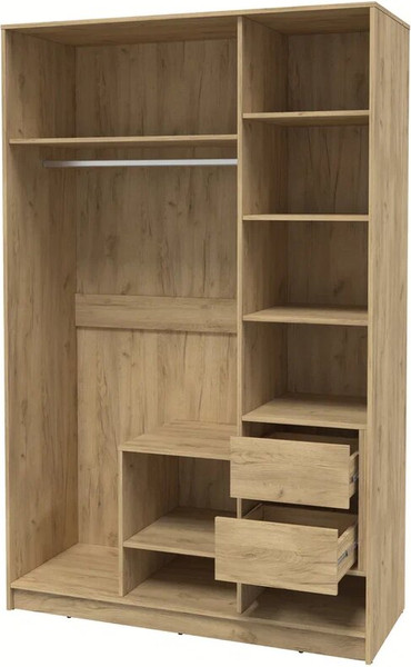 Изображение товара Шкаф Интерлиния Концепт КТ-Ш3з (серый/дуб золотой)