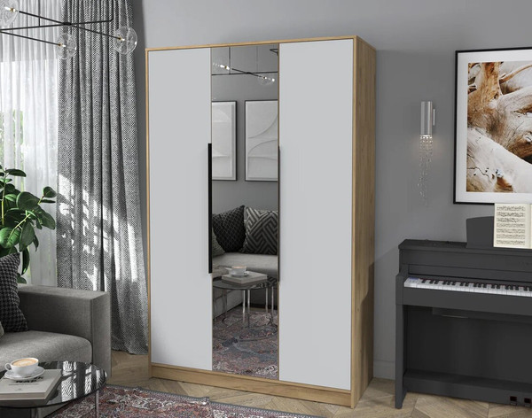 Изображение товара Шкаф Интерлиния Концепт КТ-Ш3з (серый/дуб золотой)