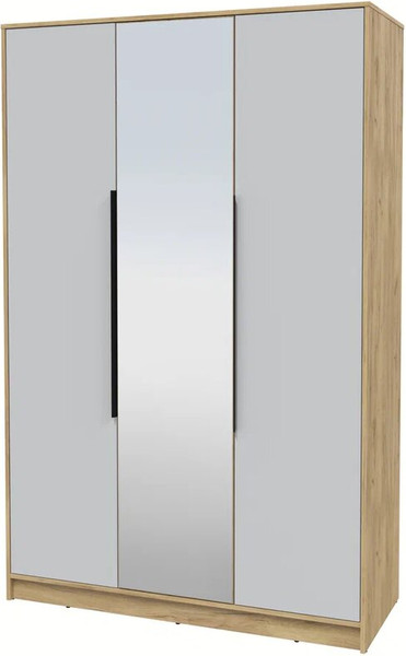 Изображение товара Шкаф Интерлиния Концепт КТ-Ш3з (серый/дуб золотой)