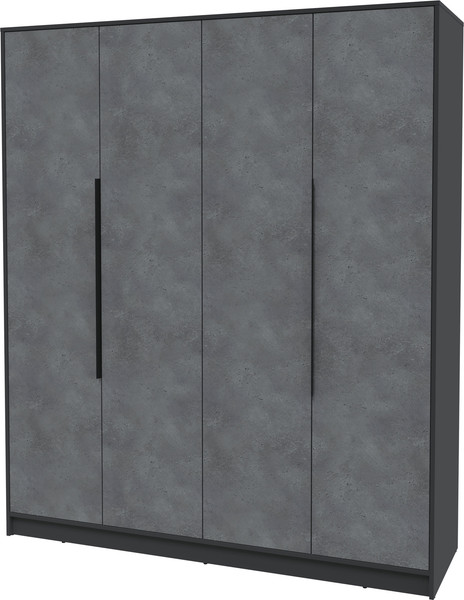 Изображение товара Шкаф Интерлиния Концепт КТ-Ш4 (бетон портленд/антрацит)