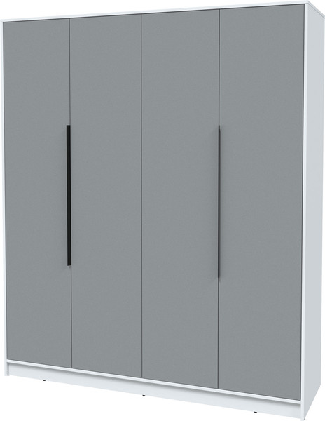 Изображение товара Шкаф Интерлиния Концепт КТ-Ш4 (серебро/белый платинум)