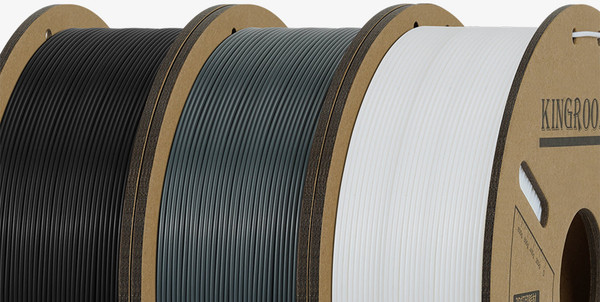 Изображение товара Пластик для 3D-печати Kingroon PLA+ 1.75мм / HC104 (1кг, черный)