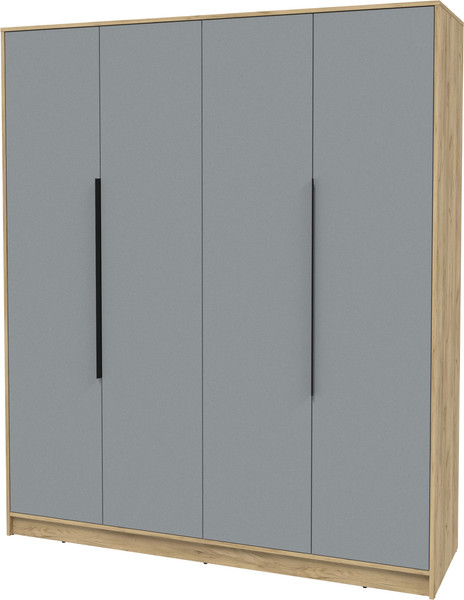 Изображение товара Шкаф Интерлиния Концепт КТ-Ш4 (серебро/дуб золотой)
