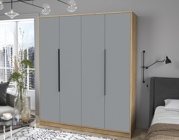 Изображение товара Шкаф Интерлиния Концепт КТ-Ш4 (серебро/дуб золотой)