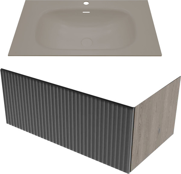 Изображение товара Тумба с умывальником ЗОВ Кито 80 / K80TS0MFLPM-M115G80 (флавио лиони)