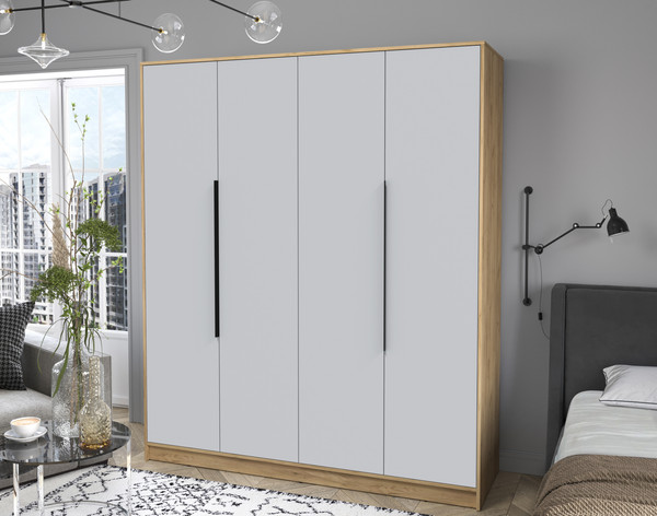 Изображение товара Шкаф Интерлиния Концепт КТ-Ш4 (серый/дуб золотой)