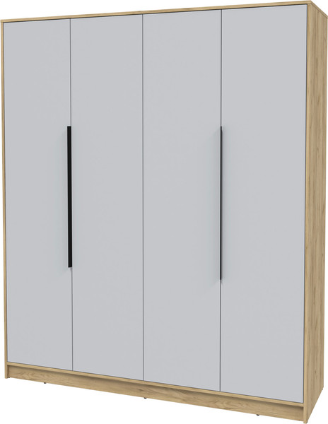 Изображение товара Шкаф Интерлиния Концепт КТ-Ш4 (серый/дуб золотой)