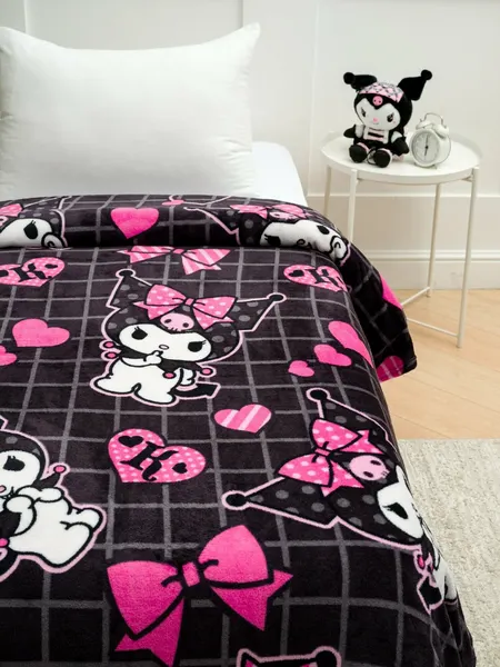 Изображение товара Плед Павлинка Куроми бантики 150x200