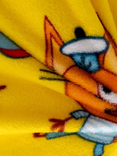 Изображение товара Плед Павлинка Три Кота желтый 150x100