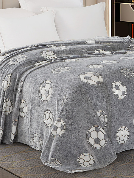 Изображение товара Плед Павлинка Футбол неон 150x200