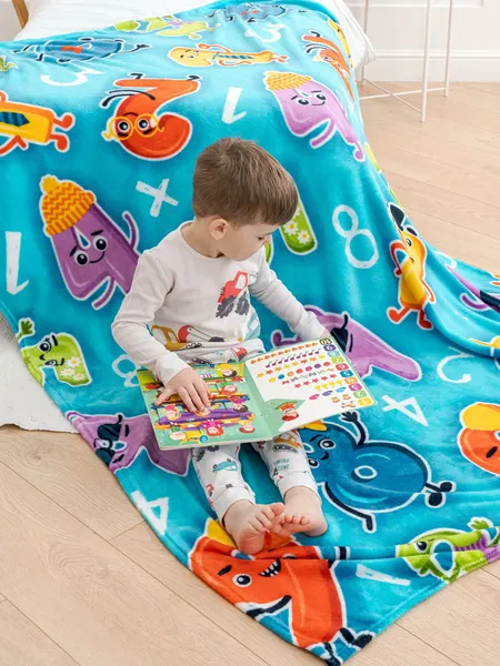 Изображение товара Плед Павлинка Цифры 150x200