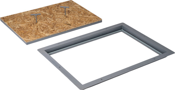 Изображение товара Люк напольный ЛючкиБел Погребок-Мини ОСБ (75x75)