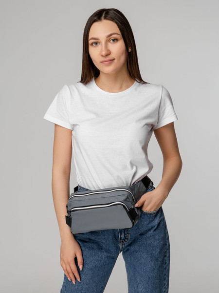 Изображение товара Сумка на пояс УРСУС Tabby / ГФ13829.10 (серый)