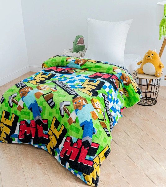 Изображение товара Плед Павлинка Майнкрафт 150x100