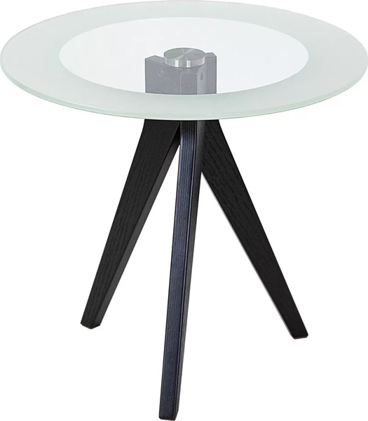 Изображение товара Журнальный столик Мебелик Рилле 441 (черный/стекло прозрачное)