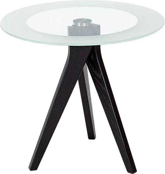 Изображение товара Журнальный столик Мебелик Рилле 441 (черный/стекло прозрачное)