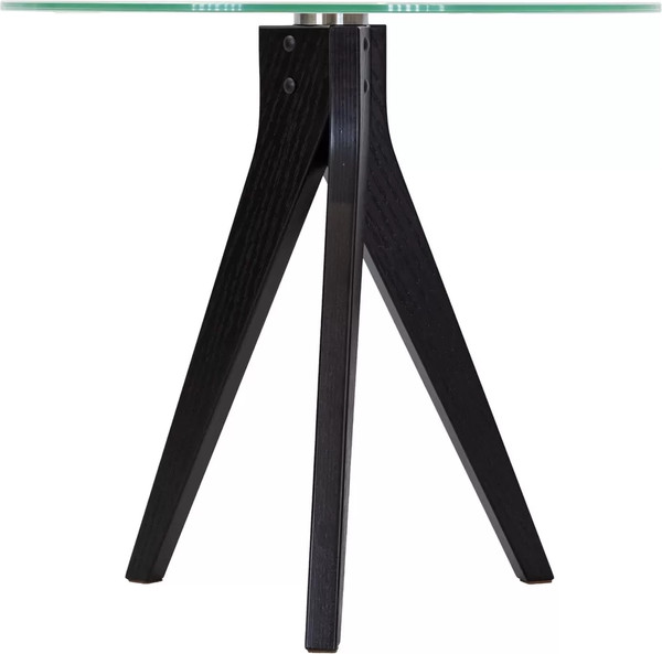 Изображение товара Журнальный столик Мебелик Рилле 441 (черный/стекло прозрачное)