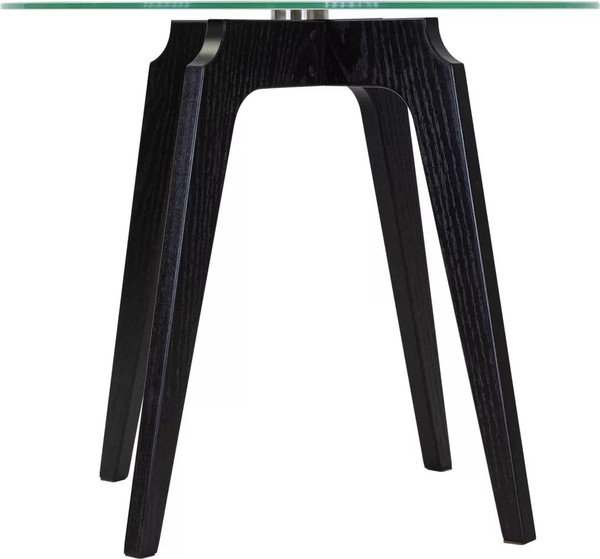 Изображение товара Журнальный столик Мебелик Рилле 447 (черный/стекло прозрачное)