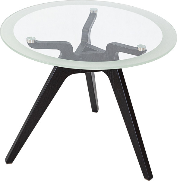 Изображение товара Журнальный столик Мебелик Рилле 449 (черный/стекло прозрачное)