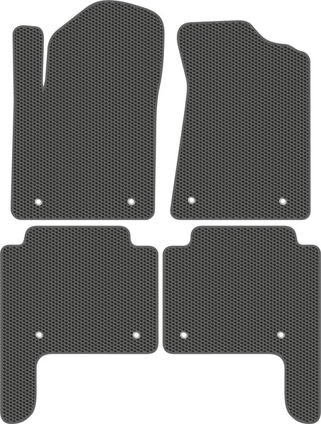 Изображение товара Комплект ковриков для авто Alicosta 0952_1_сер для Nissan Patrol VI SUV/Y62 2010-2017 (EVA соты, серый)