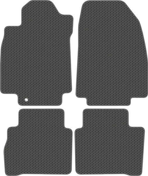 Изображение товара Комплект ковриков для авто Alicosta 0980_1_сер для Nissan Tiida седан/C11 2007-2014 (EVA соты, серый)