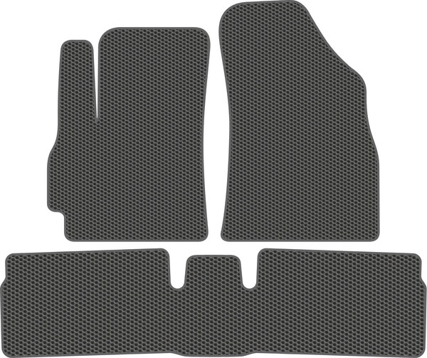 Изображение товара Комплект ковриков для авто Alicosta 2438_1_сер для Omoda C5 I SUV/Рестайлинг + задний ряд 2023-н.в. (EVA соты, серый)