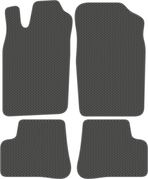 Изображение товара Комплект ковриков для авто Alicosta 1041_1_сер для Peugeot 206 хэтчбек 5 дв 1998-2009 (EVA соты, серый)