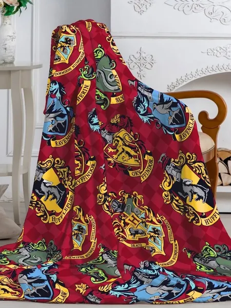 Изображение товара Плед Павлинка Гербы бордо 150x200