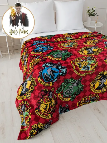 Изображение товара Плед Павлинка Гербы бордо 150x200