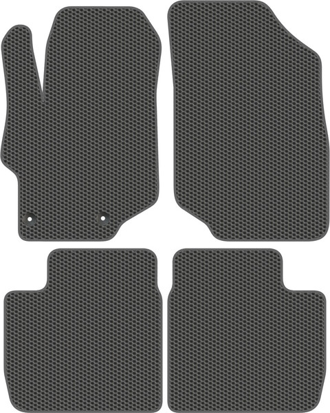 Изображение товара Комплект ковриков для авто Alicosta 1050_1_сер для Peugeot 301 седан 2013-2016 (EVA соты, серый)