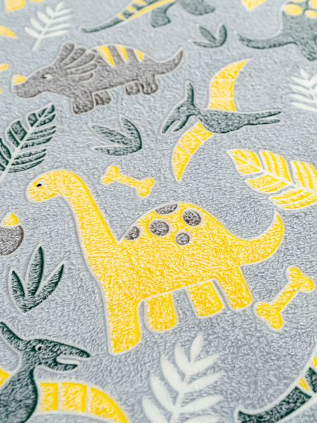 Изображение товара Плед Павлинка Динозаврики неон 150x200