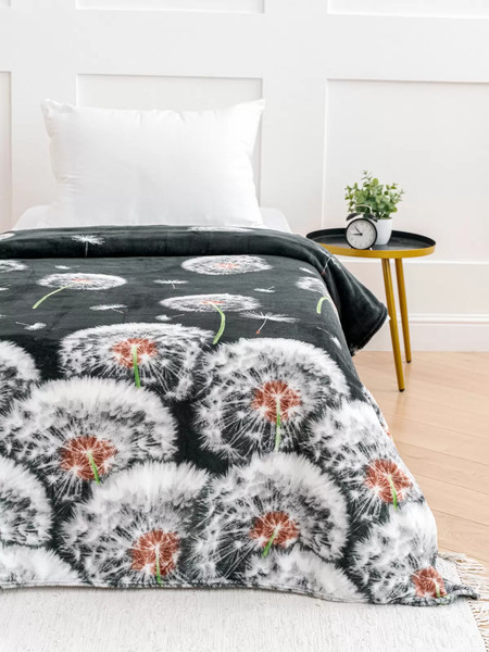 Изображение товара Плед PAVLine Одуванчики на черном-2 200x220