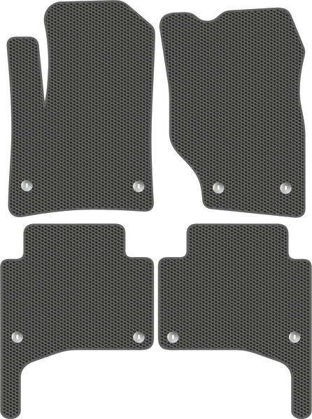 Изображение товара Комплект ковриков для авто Alicosta 1094_1_сер для Porsche Cayenne SUV/957/955 2002-2010 (EVA соты, серый)