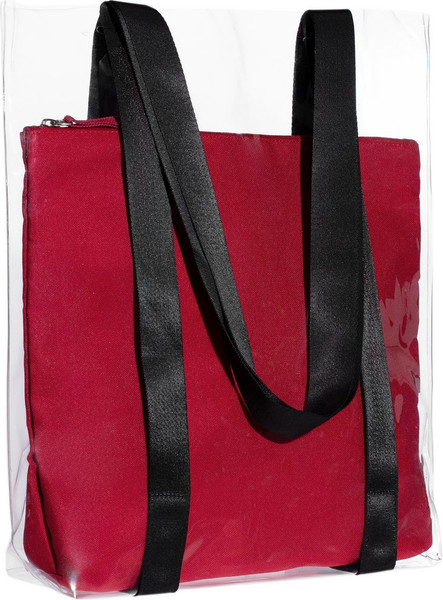 Изображение товара Сумка-шоппер УРСУС Clarity / ГФ14023.50 (красный/прозрачный)