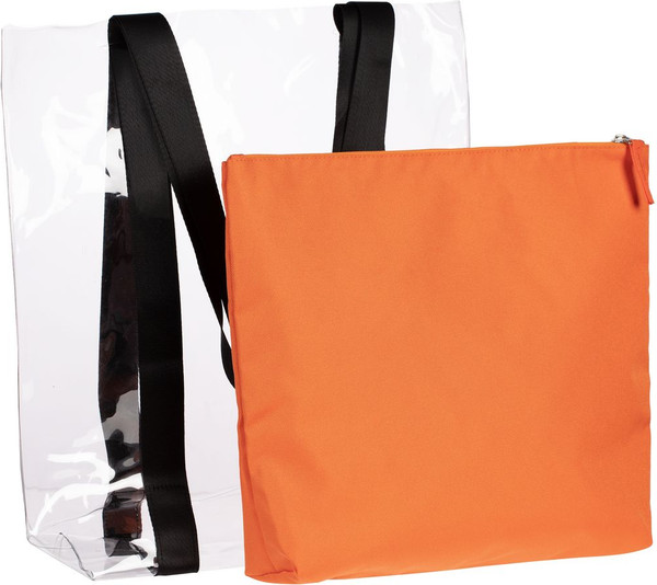 Изображение товара Сумка-шоппер УРСУС Clarity / ГФ14023.20 (оранжевый/прозрачный)