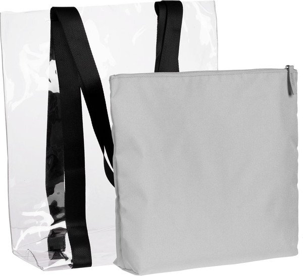 Изображение товара Сумка-шоппер УРСУС Clarity / ГФ14023.10 (серый/прозрачный)