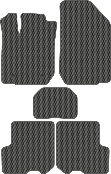 Изображение товара Комплект ковриков для авто Alicosta 1145_1_сер для Renault Logan II седан 2014-н.в. (EVA соты, серый)