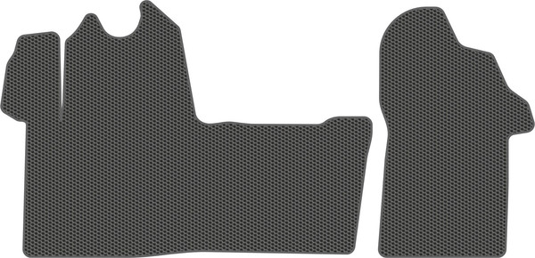 Изображение товара Комплект ковриков для авто Alicosta 2462_1_сер для Renault Master III фургон/FV/JV 2020-н.в. (EVA соты, серый)