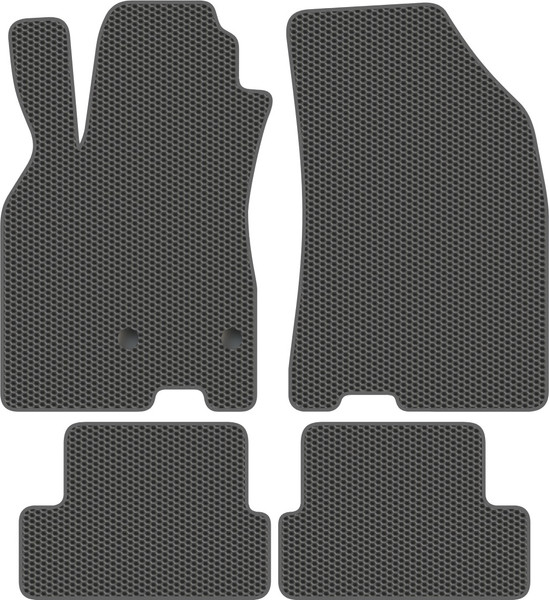 Изображение товара Комплект ковриков для авто Alicosta 1152_1_сер для Renault Megane III хэтчбек 3дв/DZ 3дв 2008-2014 (EVA соты, серый)