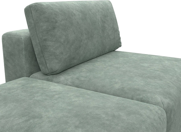 Изображение товара Комплект мягкой мебели Лига Диванов Лига-060 НПБ с пуфом / 129604 (велюр Brut 08 зеленый)