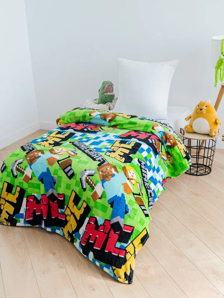 Изображение товара Плед Павлинка Майнкрафт 150x200