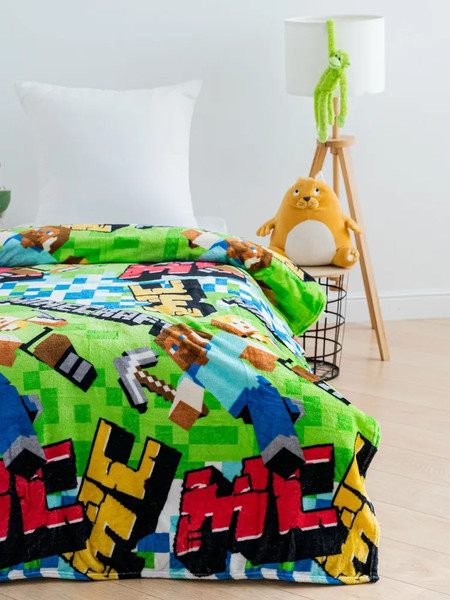 Изображение товара Плед Павлинка Майнкрафт 150x200